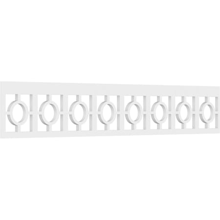 Ekena Millwork Koroluck Architectural Grade PVC Running Trim, 8"H x 5/8"P x 48"L RUNP08X0625X48KOR